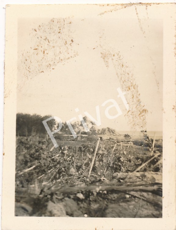 Photo WW II Wehrmacht Soldiers Terrain Barrier Fence L1.86