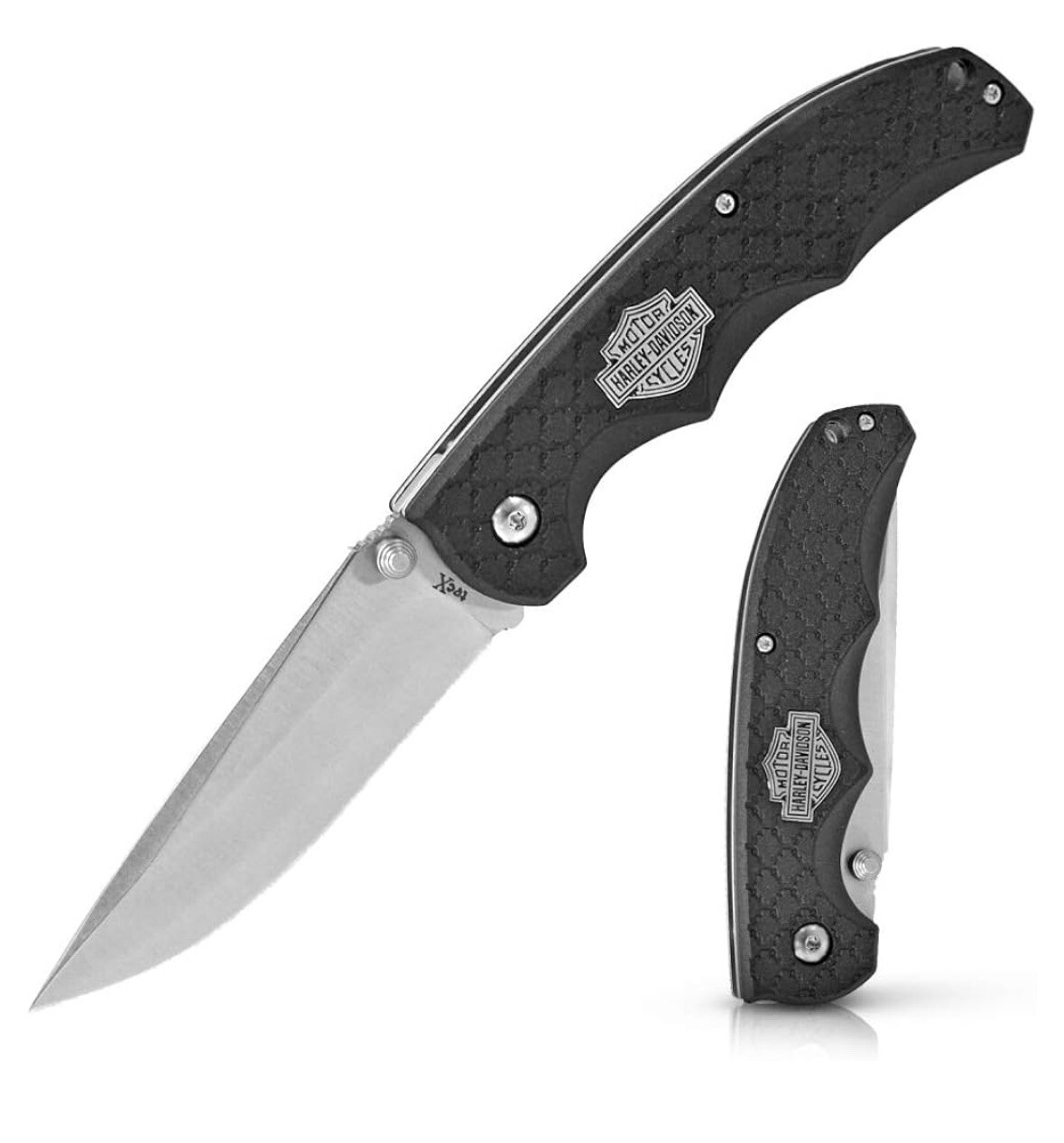 HARLEY-DAVIDSON 52129 Case Tec X series Black linerlock knife 4 1/2" closed NEW!