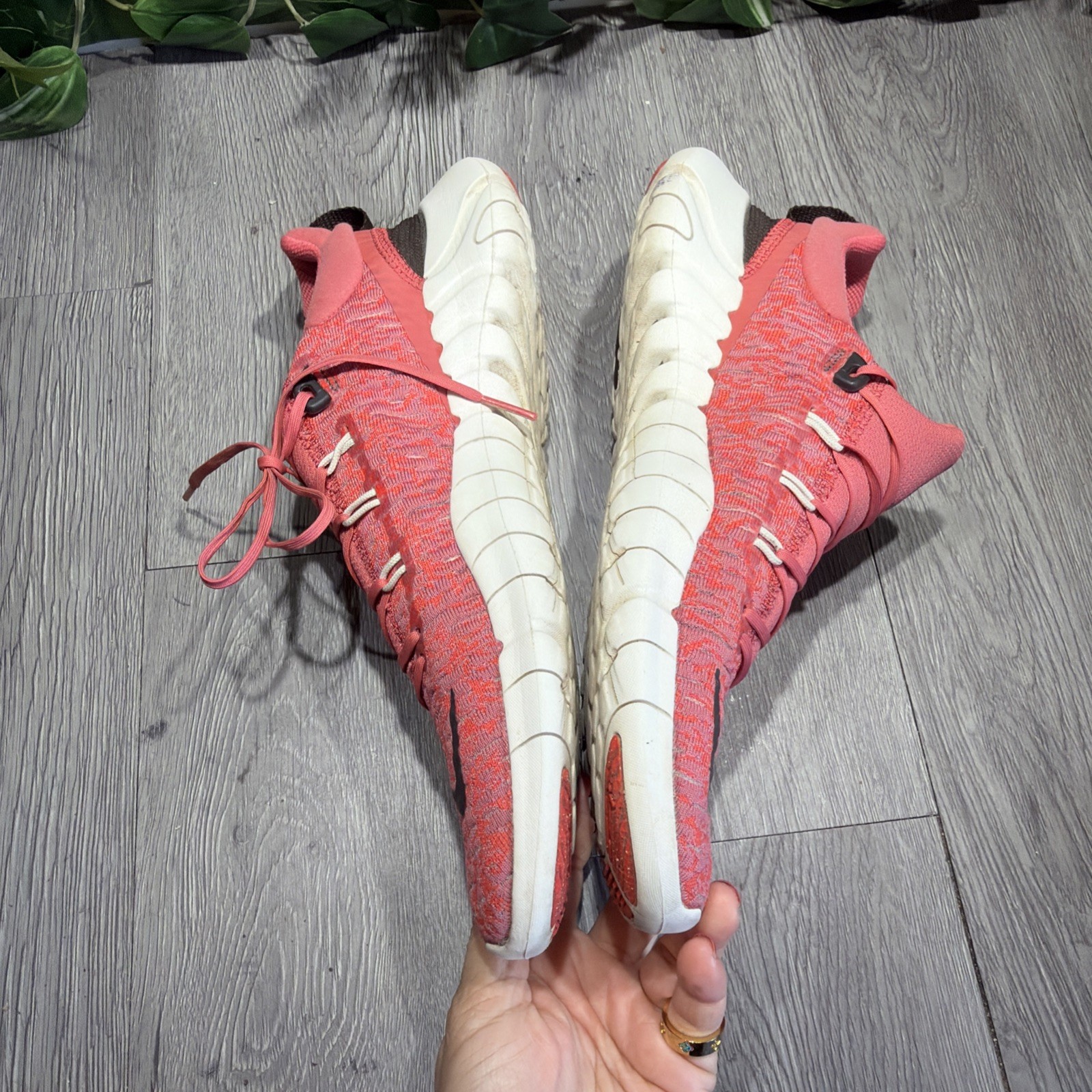 Nike Free Run 5.0 Men’s Size 11 Running Shoes Low Adobe Light Crimson CZ1884-600