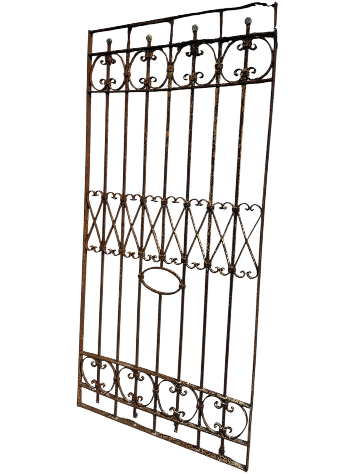 Antique Wrought Iron 75" Tall Gate GA20653