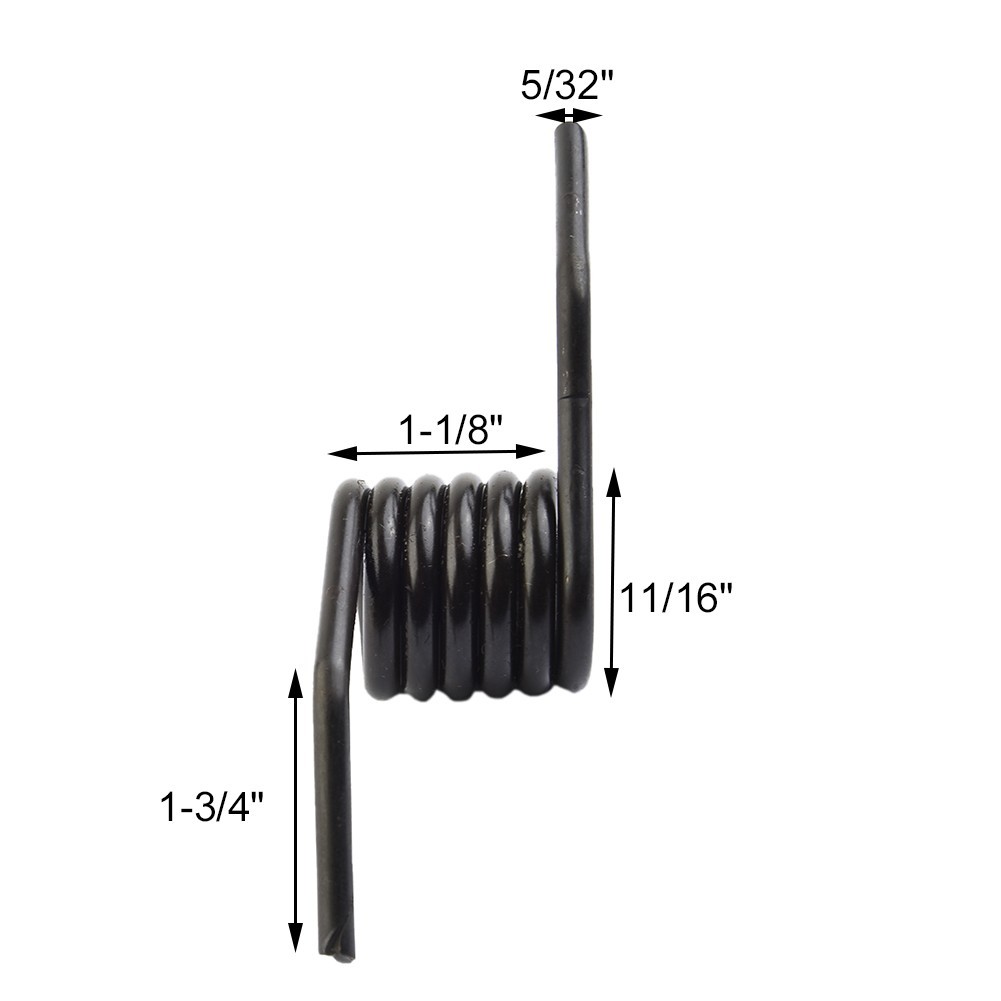 Torsion Handle Return Spring Fits 3-Ton Floor Hydraulic Spring Black Replacement