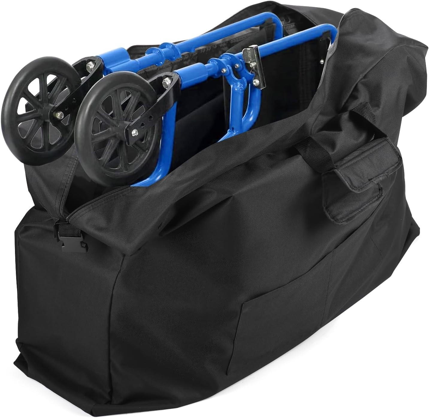 Rollator Travel Bag,840D Wheelchair Travel Bag,Extra-Large Carry Case Cover f...