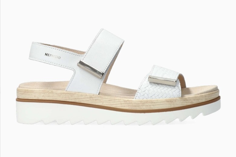 Mephisto Dominica White Strappy Comfort Sandal Women's Sizes 35-42 NEW!!!