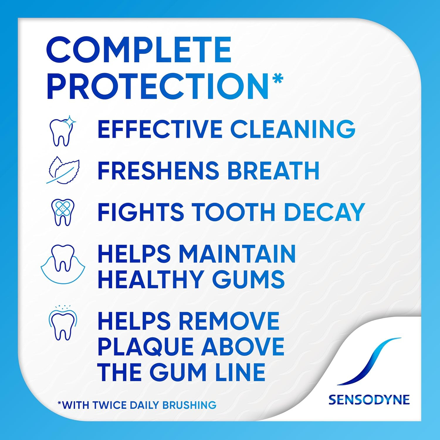 Complete Protection Sensitive Toothpaste for Gingivitis, Sensitive Teeth Treatme