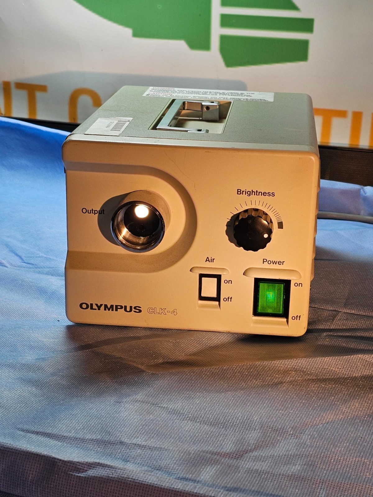 Olympus CLK-4 Halogen Light Source 120V 1.7A, endoscopy, Made in USA as shown