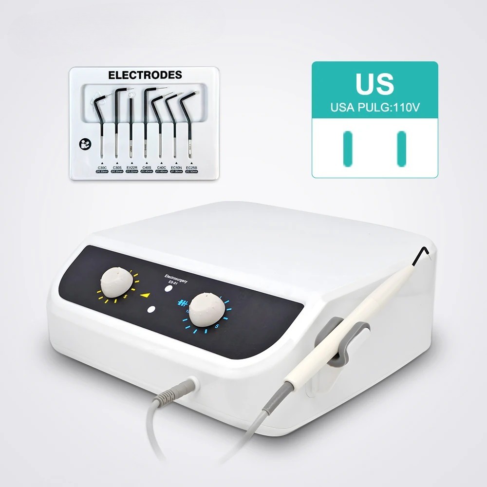 Dental Electro Electrosurgery Unit Machine High Frequency Electric 7pcs Knife