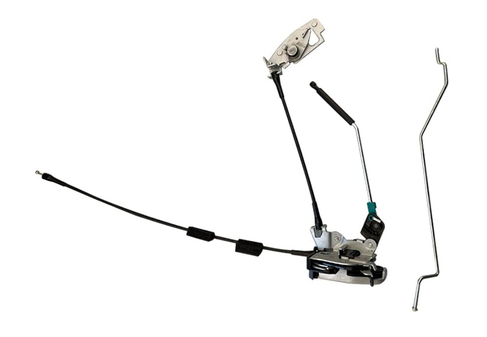 Door latch assembly w/cable&rod compatible for Ford E150 E250 E350 Rear...