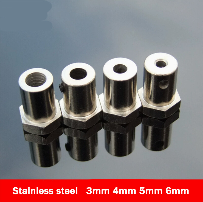 3mm 4mm 5mm 6mm Hex Motor Shaft Coupling Joint Coupler RC Car Robot Wheel Model