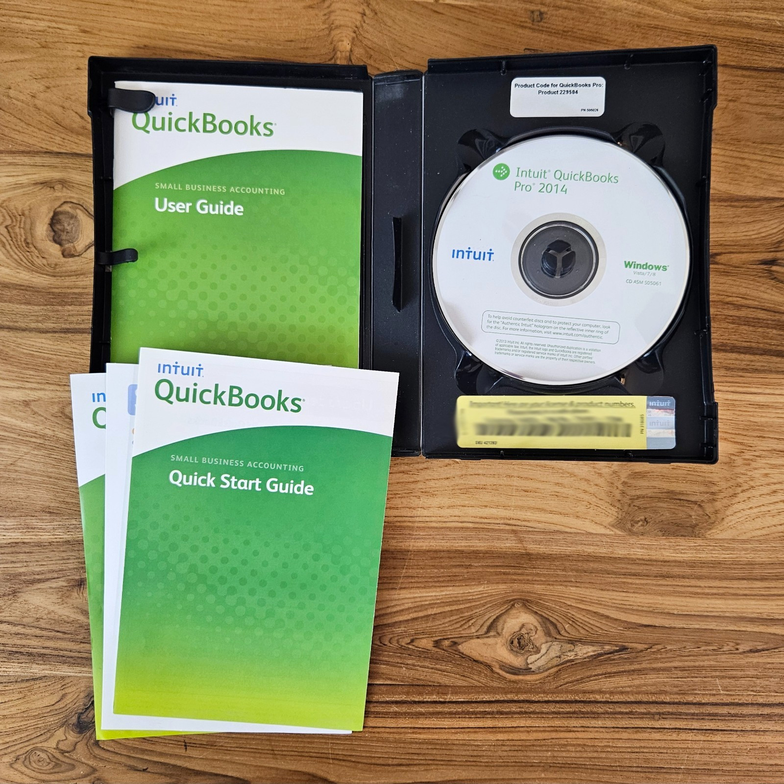Quickbooks Desktop Pro 2014 Windows Retail Accounting -NO SUBSCRIPT10N