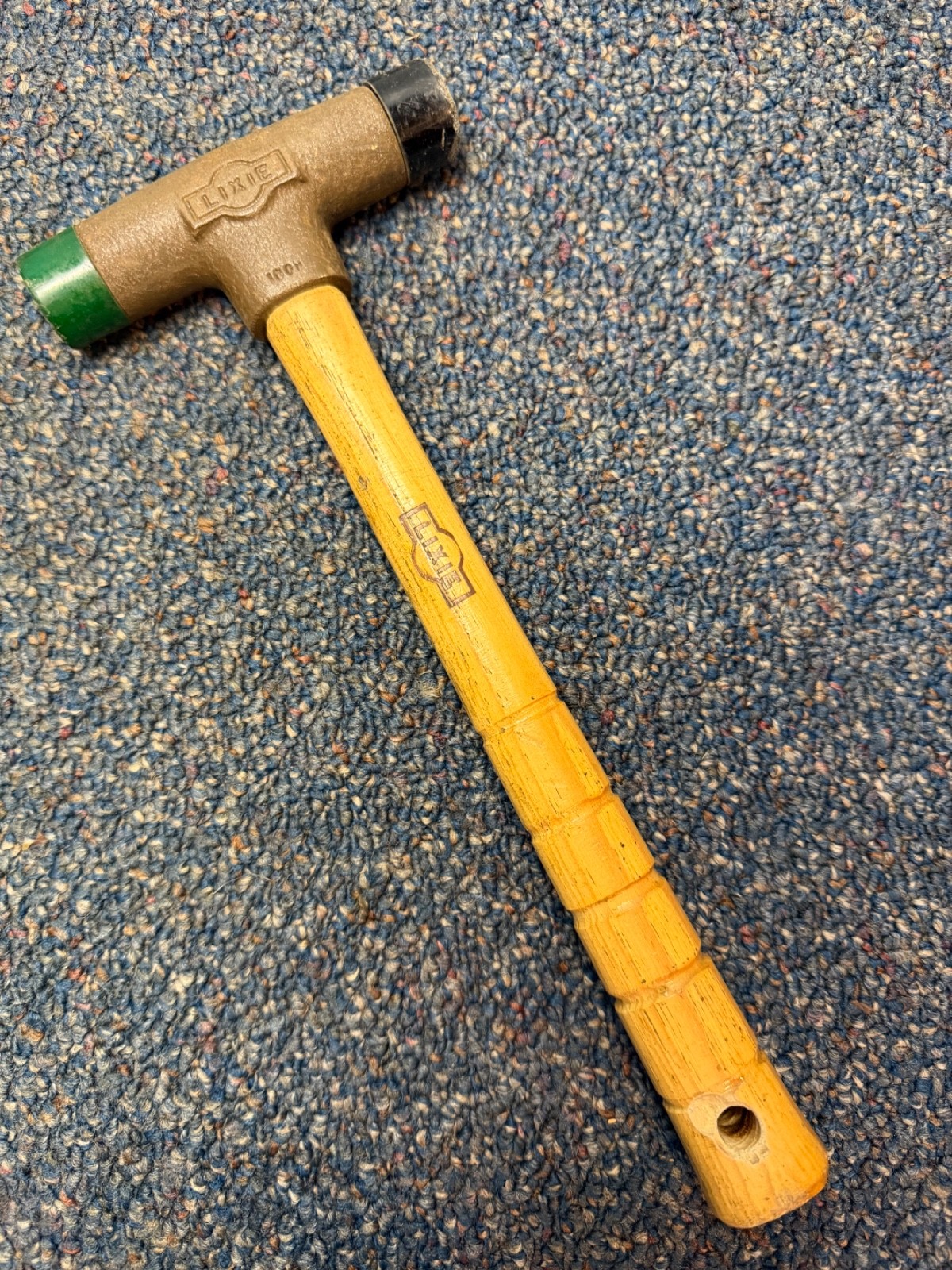 Vtg Lixie 100H soft-blow hammer, 14 oz., vg condition