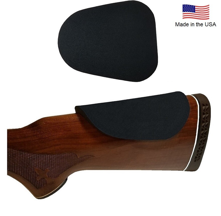 Cheek Pad for Rifle & Shotgun Stocks Cheek Riser Comb Riser LEATHER BLACK