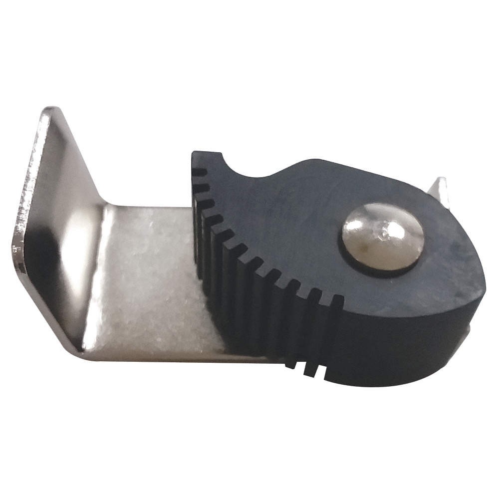 GRAINGER APPROVED 36LH92 Mop/Broom Holder,2.5"L,Zinc/Black,PK12 36LH92