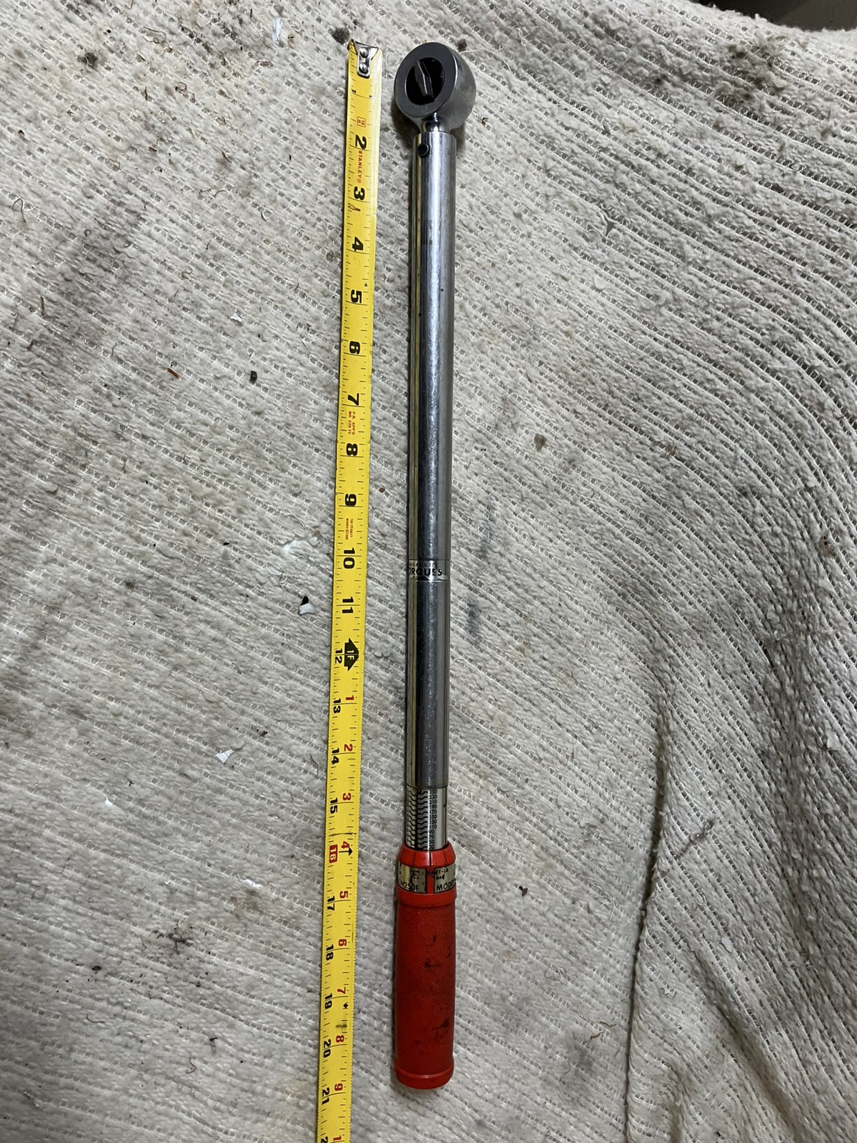 MATCO Tools TW250F 1/2" Drive 50-250 Foot Pounds Torque Wrench