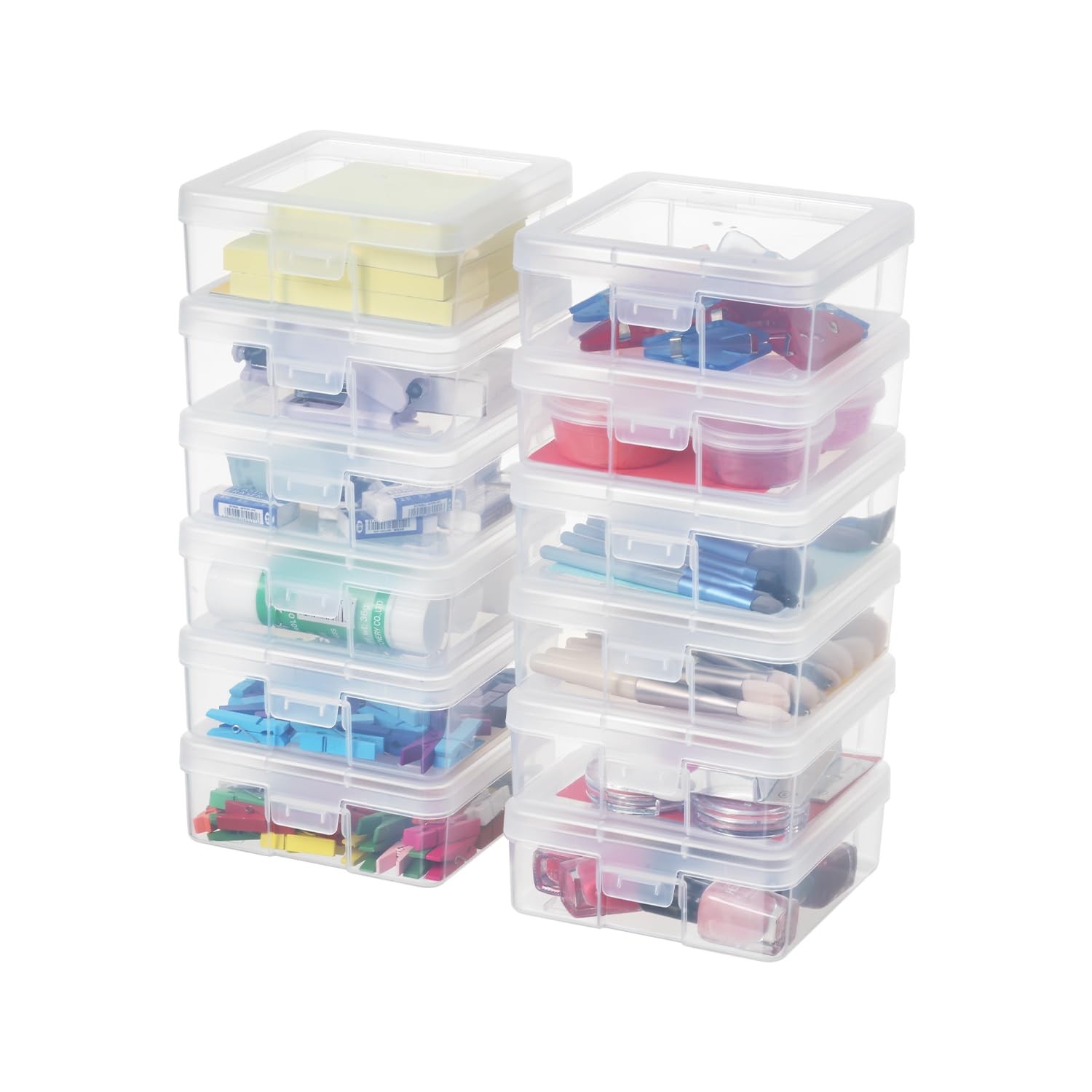 Plastic Clear Storage Containers for Organizing, Craft Storage Organizers and...