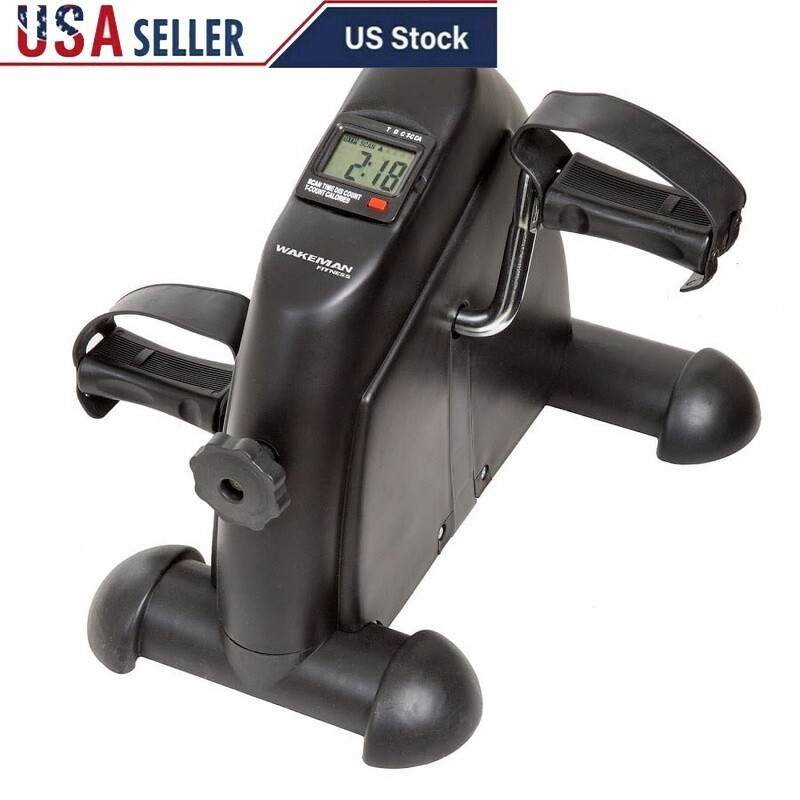 Under Desk Bike Pedal Exerciser Mini Fitness Equipment Arm & Leg Workout New