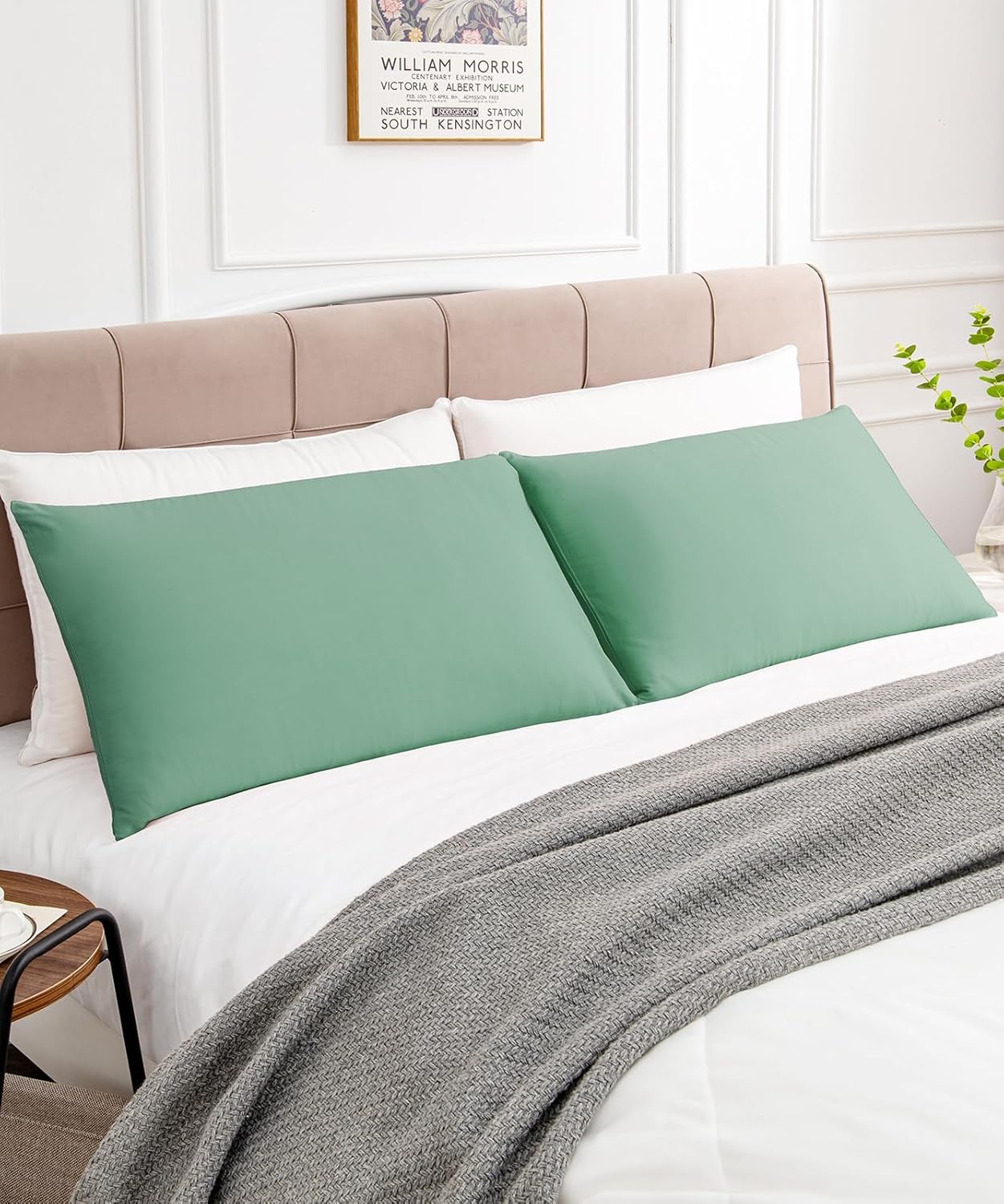 Size 2-piece set, 600 thread count pillowcase, size 20x26 inches,