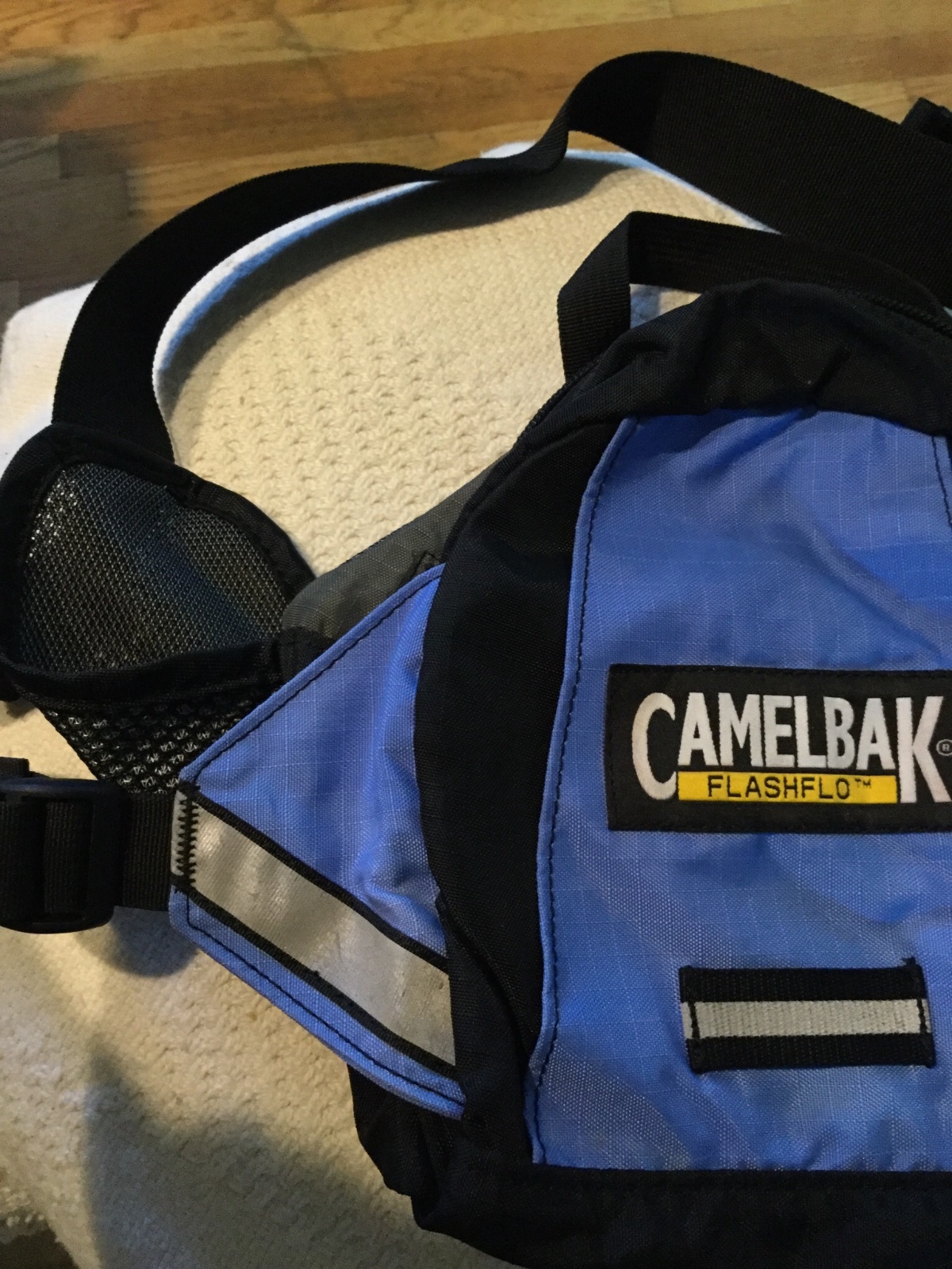 Camelbak Flashflo blue gray no bladder 9”H 12”L