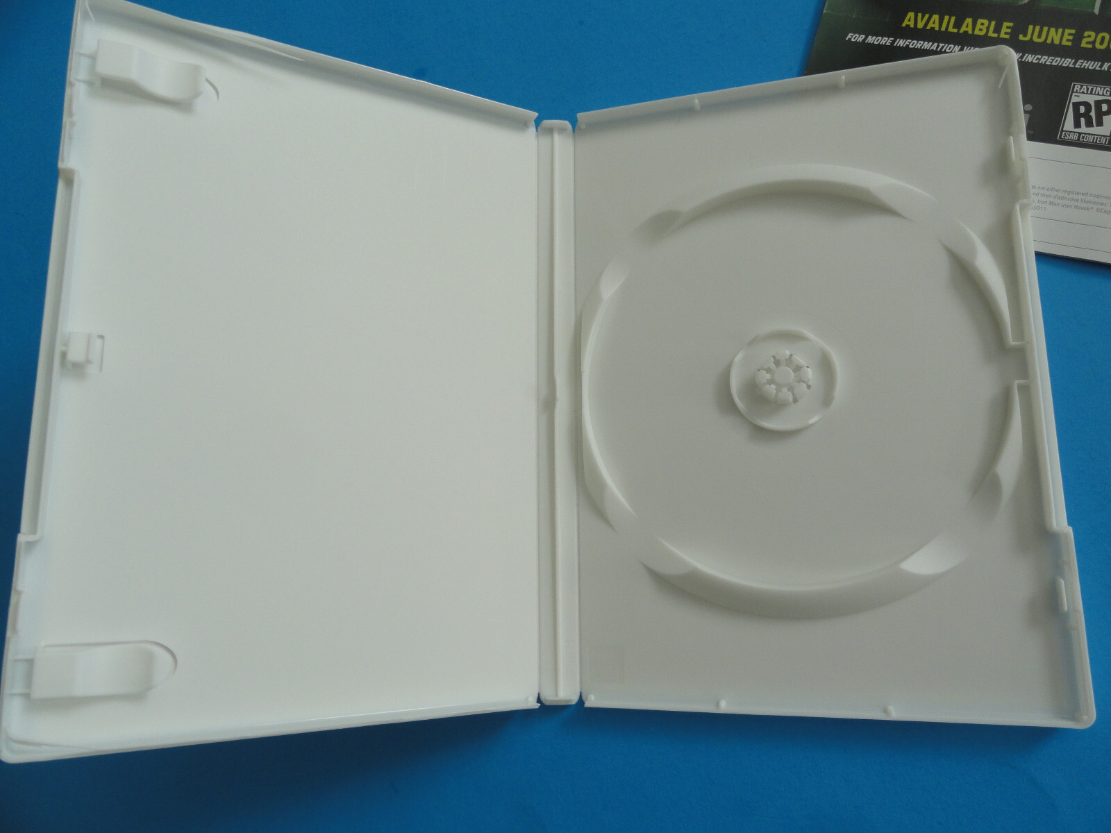 NINTENDO WII IRON MAN - CASE & MANUAL ONLY - NO GAME DISC