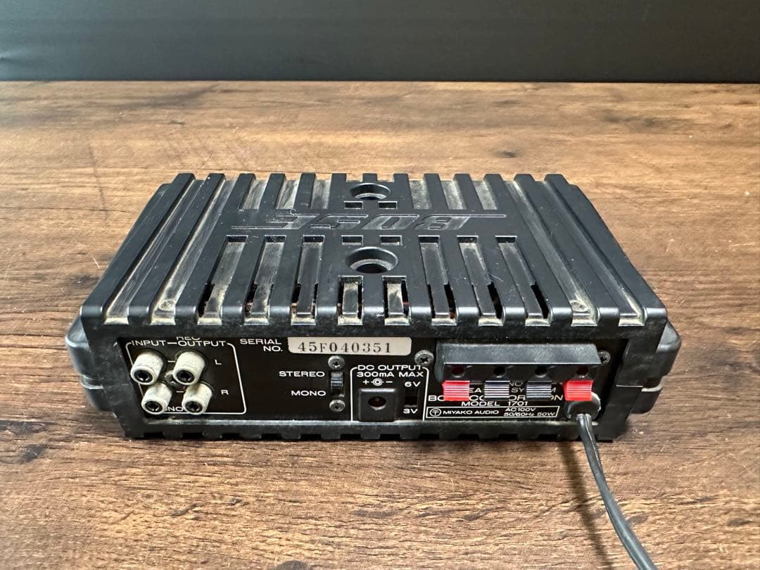 Bose 1701 Amplifier Output Level Adjustment Stereo Power Amp