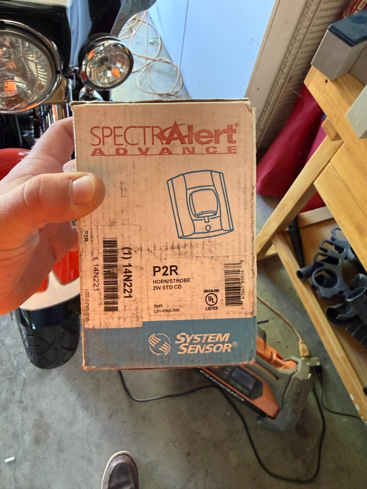System Sensor P2R Horn Strobe - Red