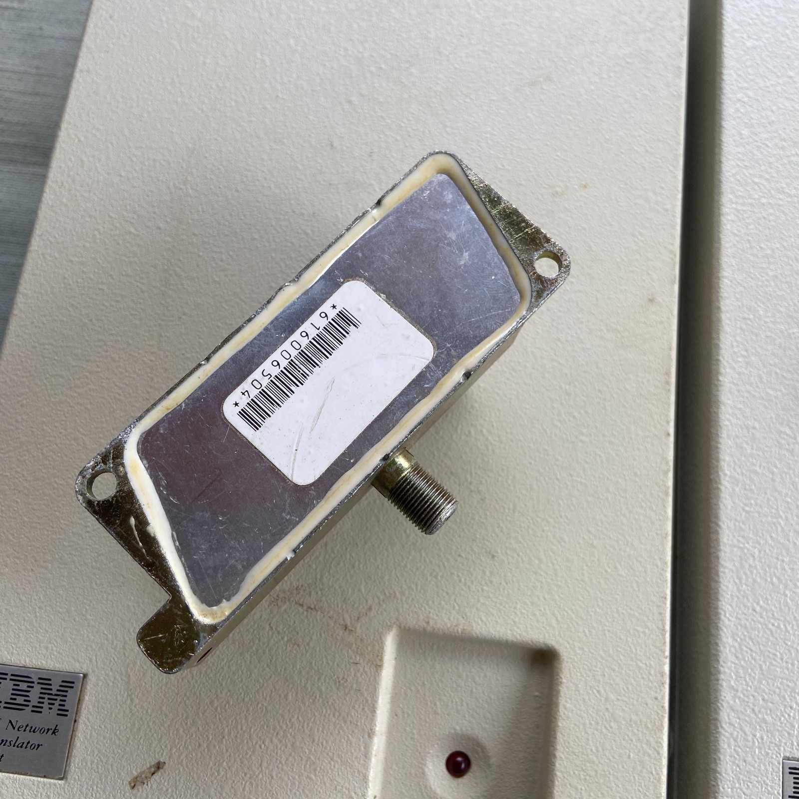 IBM PC Network Translator Unit Lot 2 Model 5178 Coax Base Expander Cable Vintage