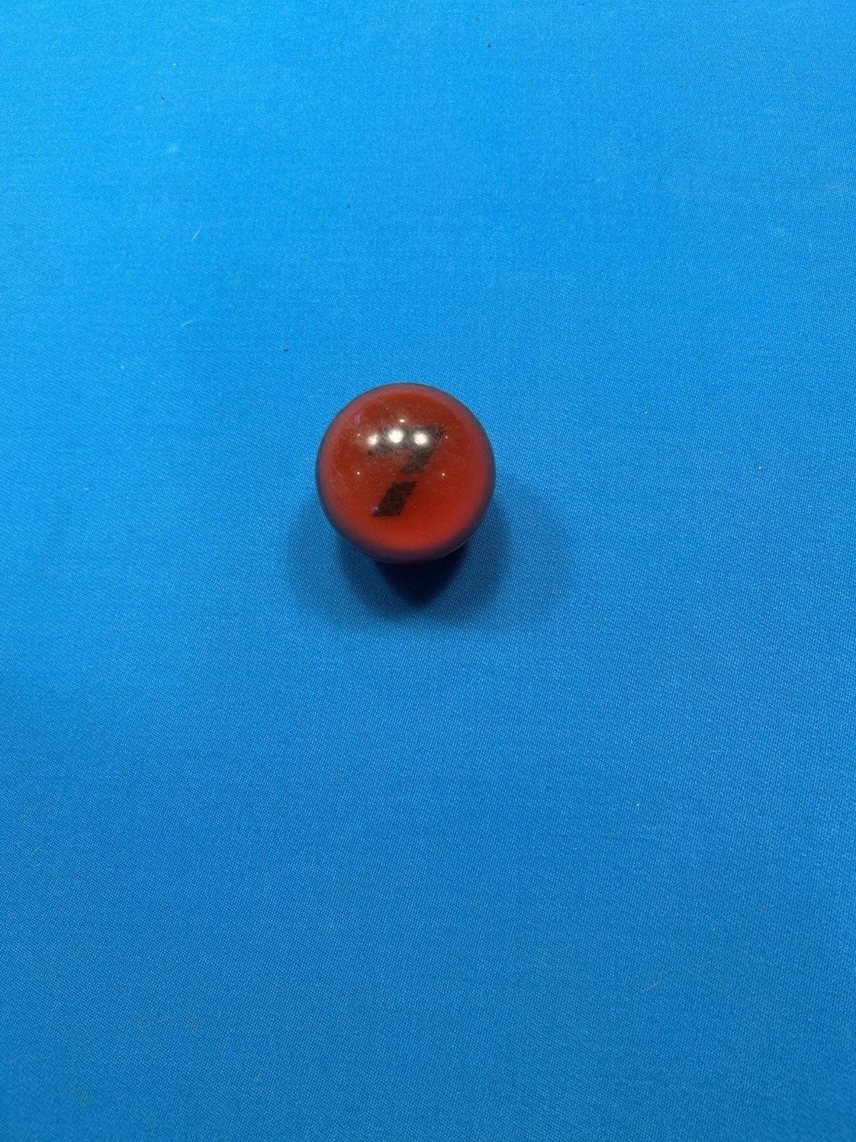 Rare Budweiser Clear Super Unique Individual Pool Ball 7 Ball