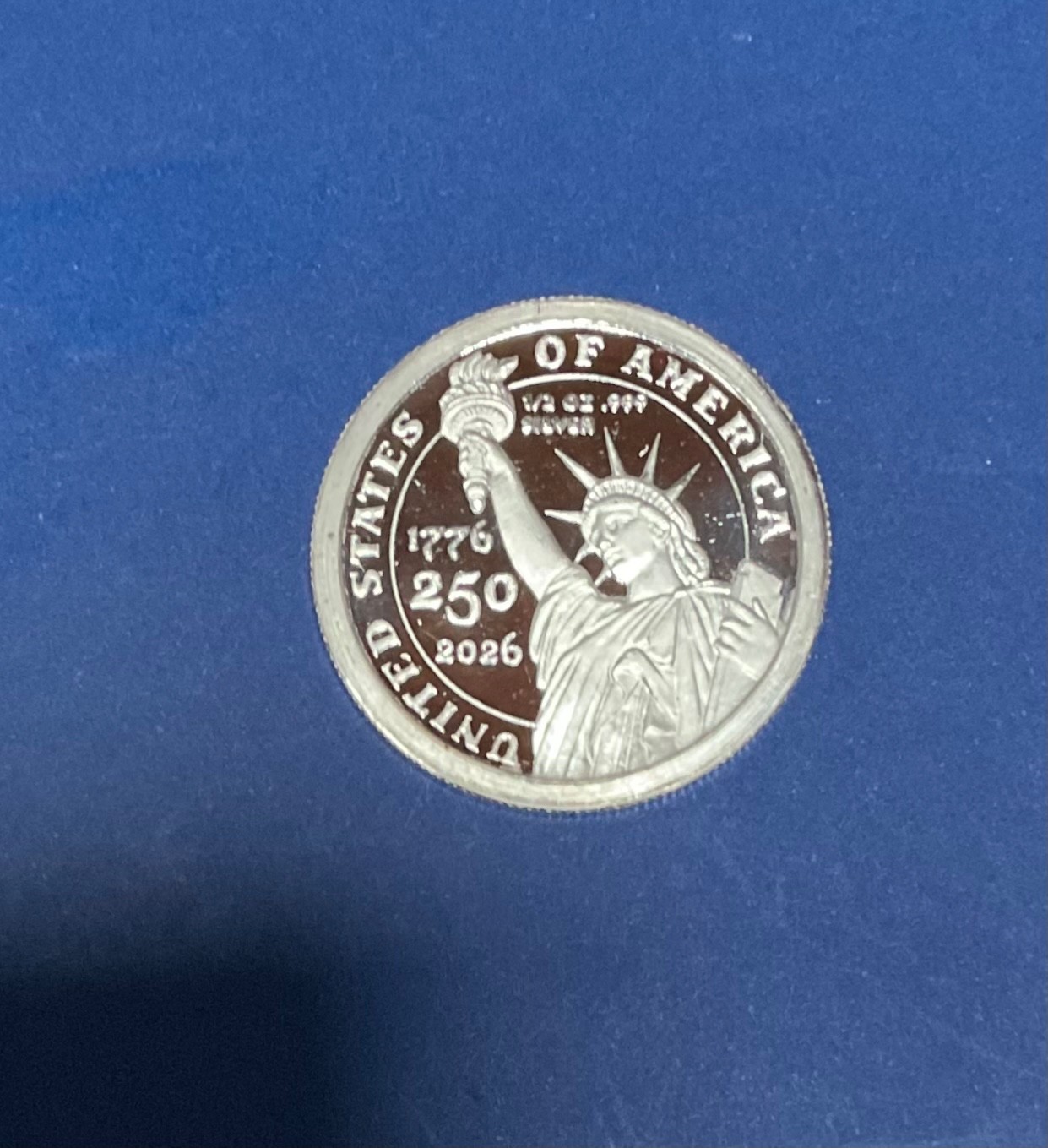 💥NEW 250th SOL BIRTHDAY HALF OZ 1776~2026 SILVER Round LTD ED Double Date