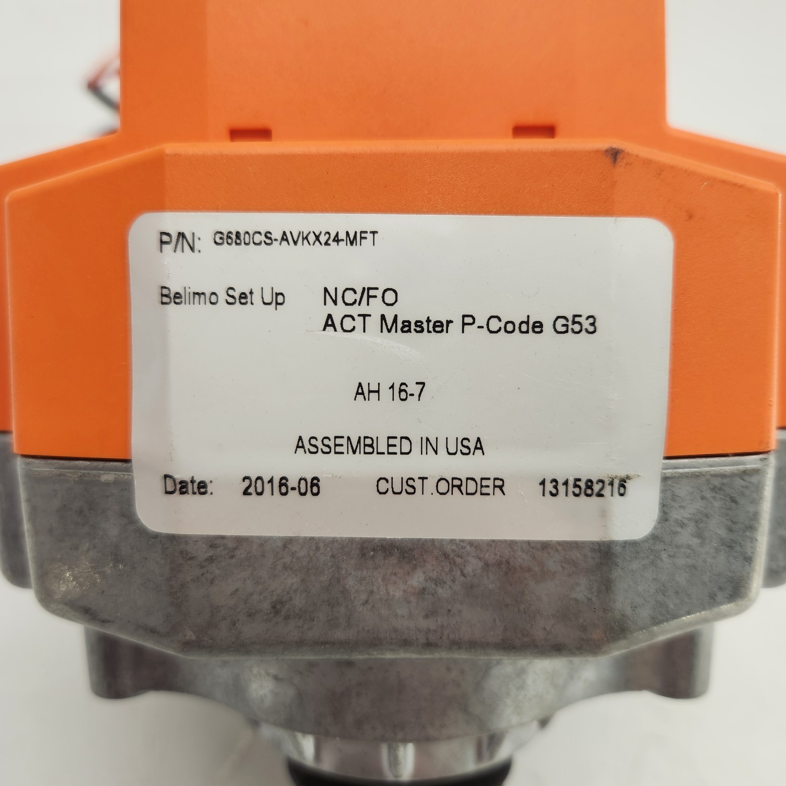BELIMO AVKX24-MFT Valve Actuator | Pre-Owned, Untested