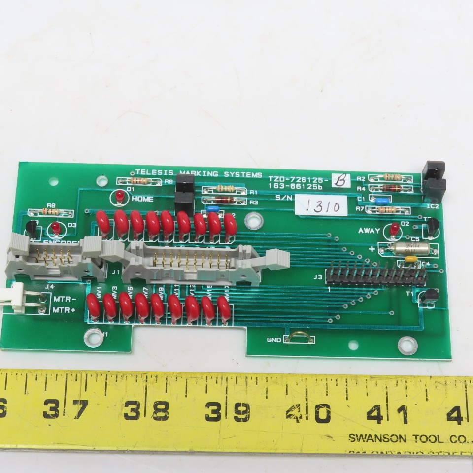 Telesis Marking Systems TZD-726125-B 163-66125b Control Circuit Board PCB