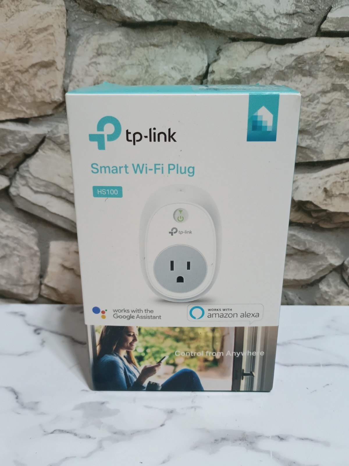 TP-Link Smart Wifi Plug Remote Access White Remote Device HS100