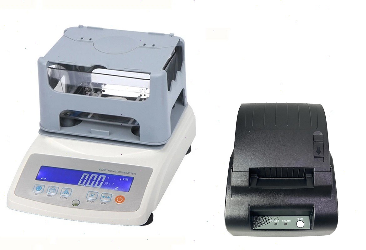 Solid Density Measurement for Solid with Printer RS232C 0.01~300g 0.001g/cm³