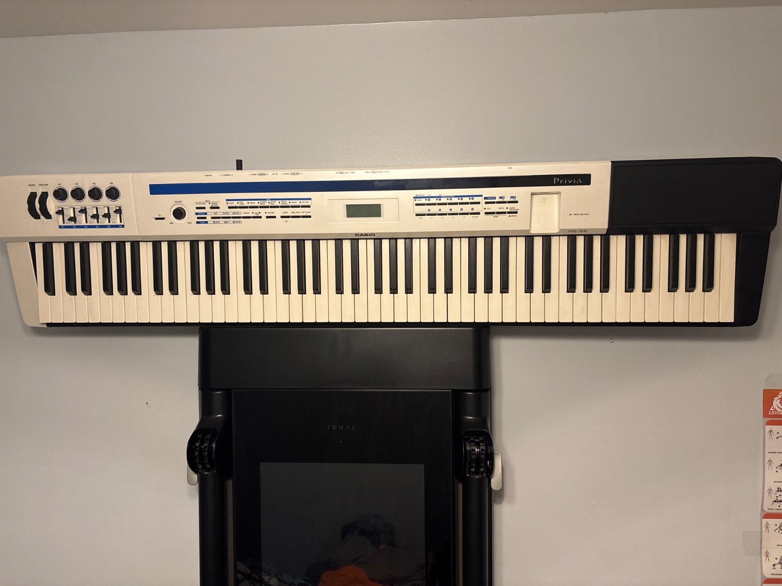 Casio Privia PX-5S White, free stand included, free shipping