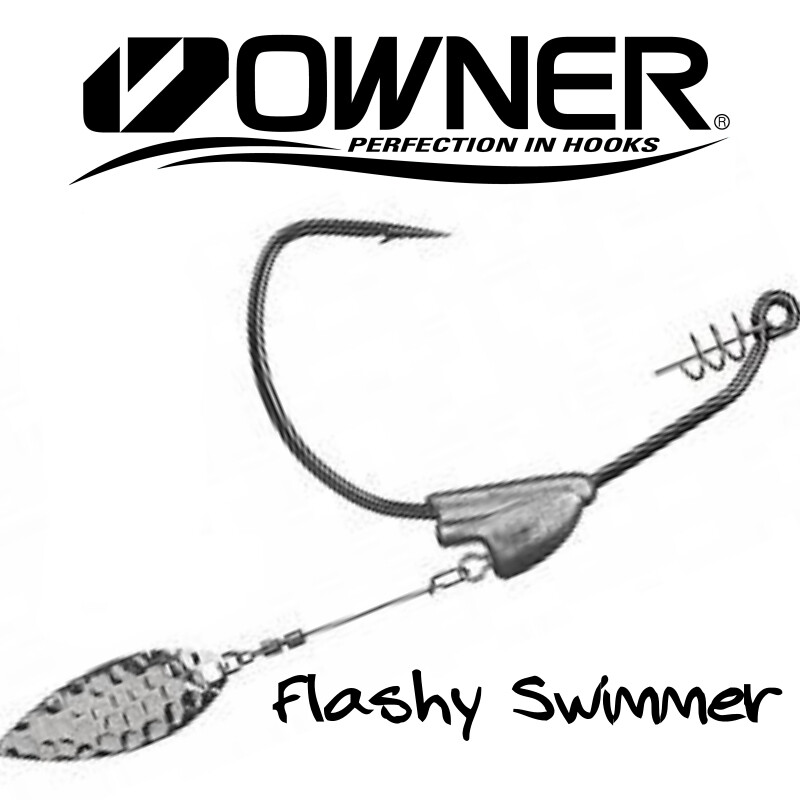 Owner Flashy Swimmer Swimbait Hooks 5164 Willow - Choose Size / Weight