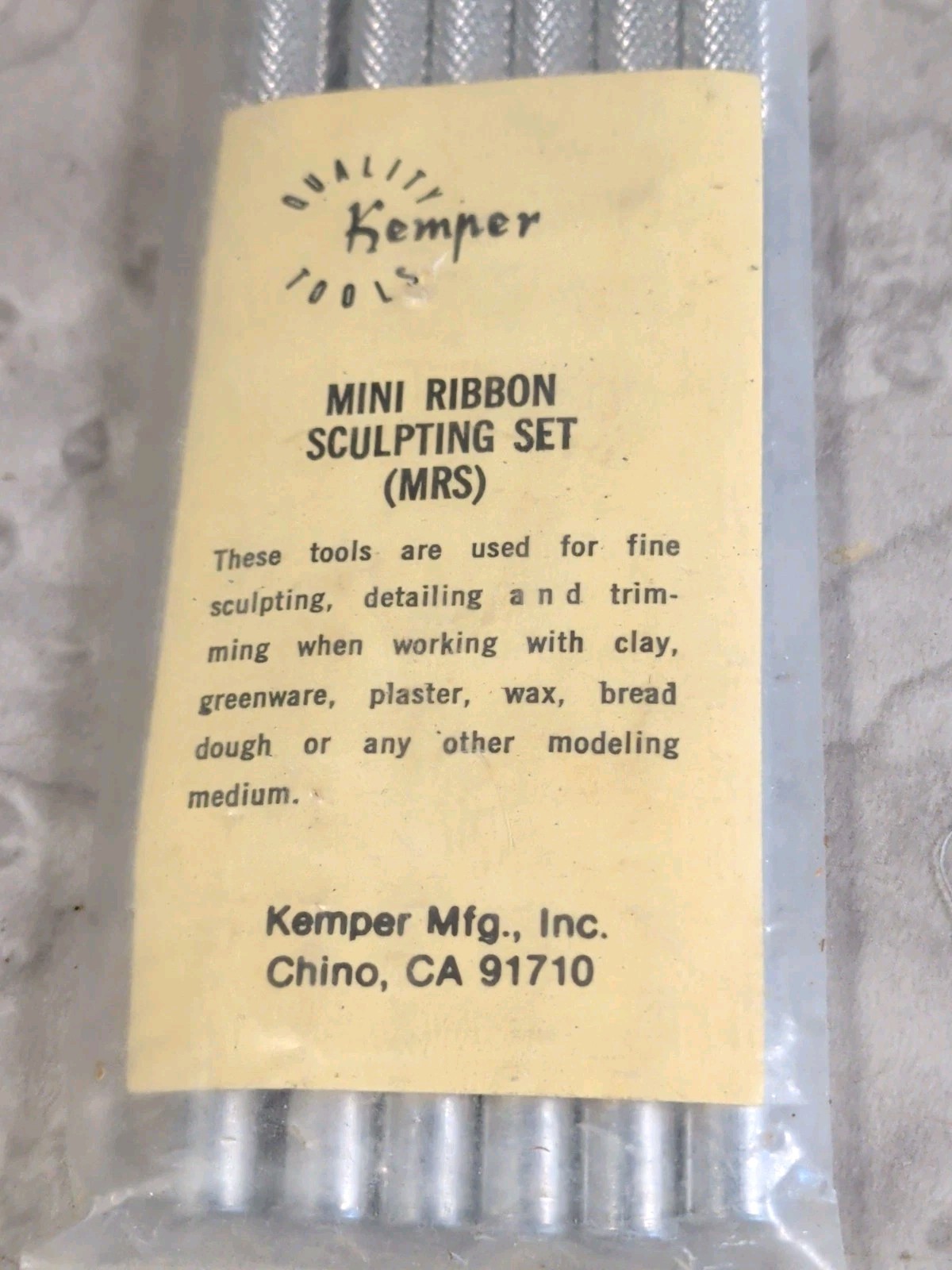 Kemper Tools Mini Ribbon Sculpting Set (MRS) NOS