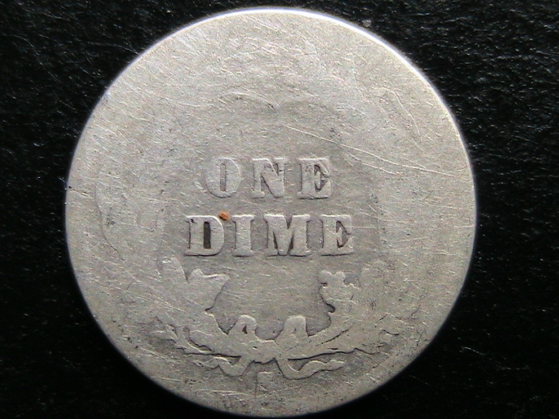 1897-S SILVER BARBER DIME