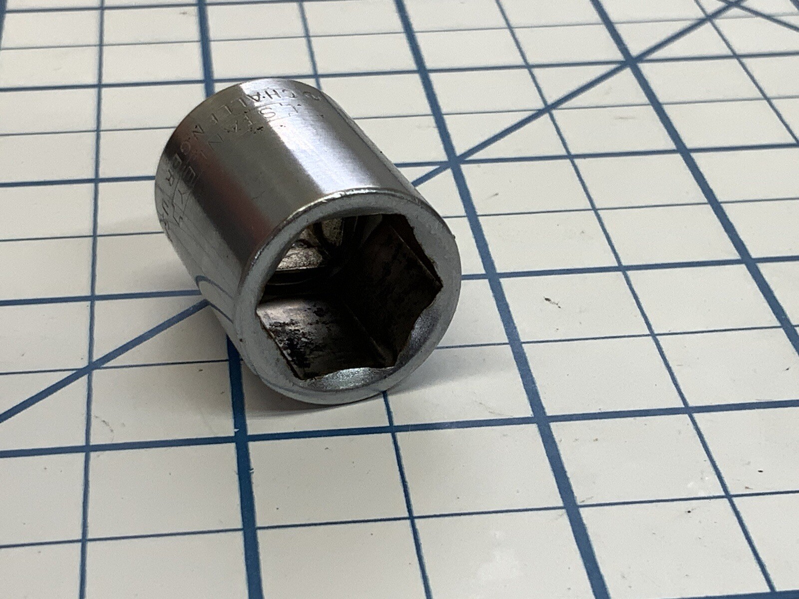 STANLEY Challenger 3/8 drive 6pt Socket, model 1218H, size 9/16in., USA
