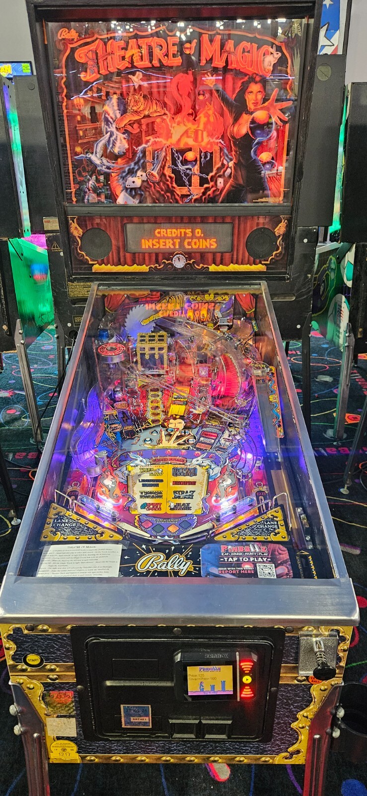 THEATRE OF MAGIC Pinball Machine - Bally 1995 - 2467