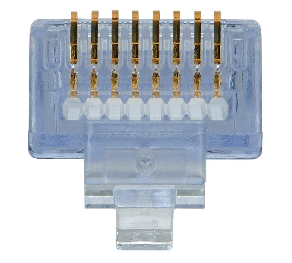 Professional Pass Through Network Tool Kit Cable Tester + RJ45 Crimp + 50 PCS