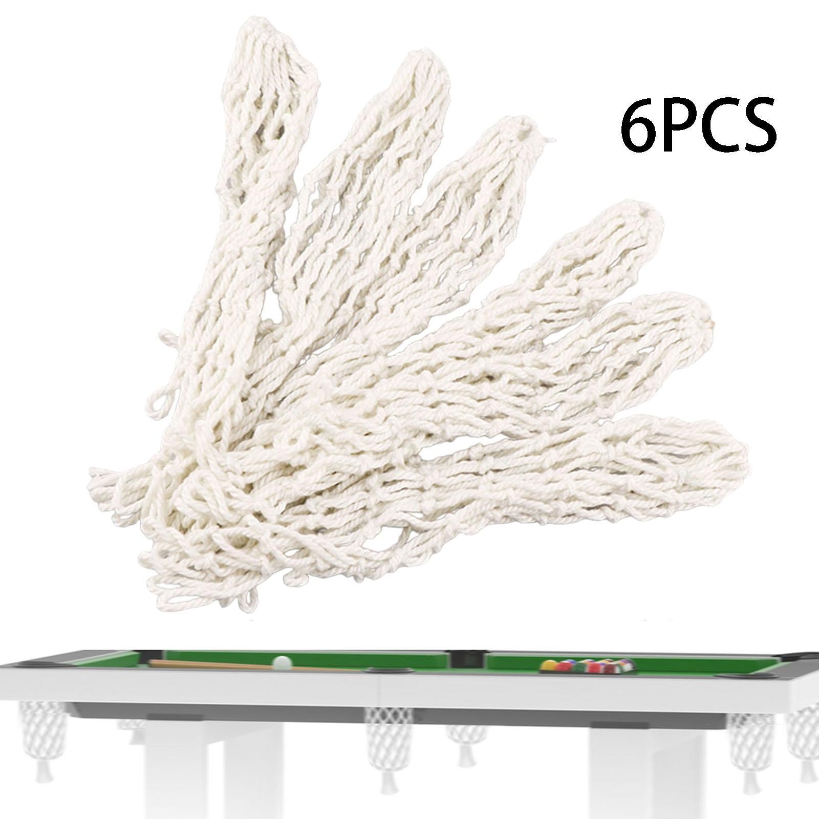 6Pcs Billiards Nets Supplies for Billiards Beginners Billiards Enthusiasts