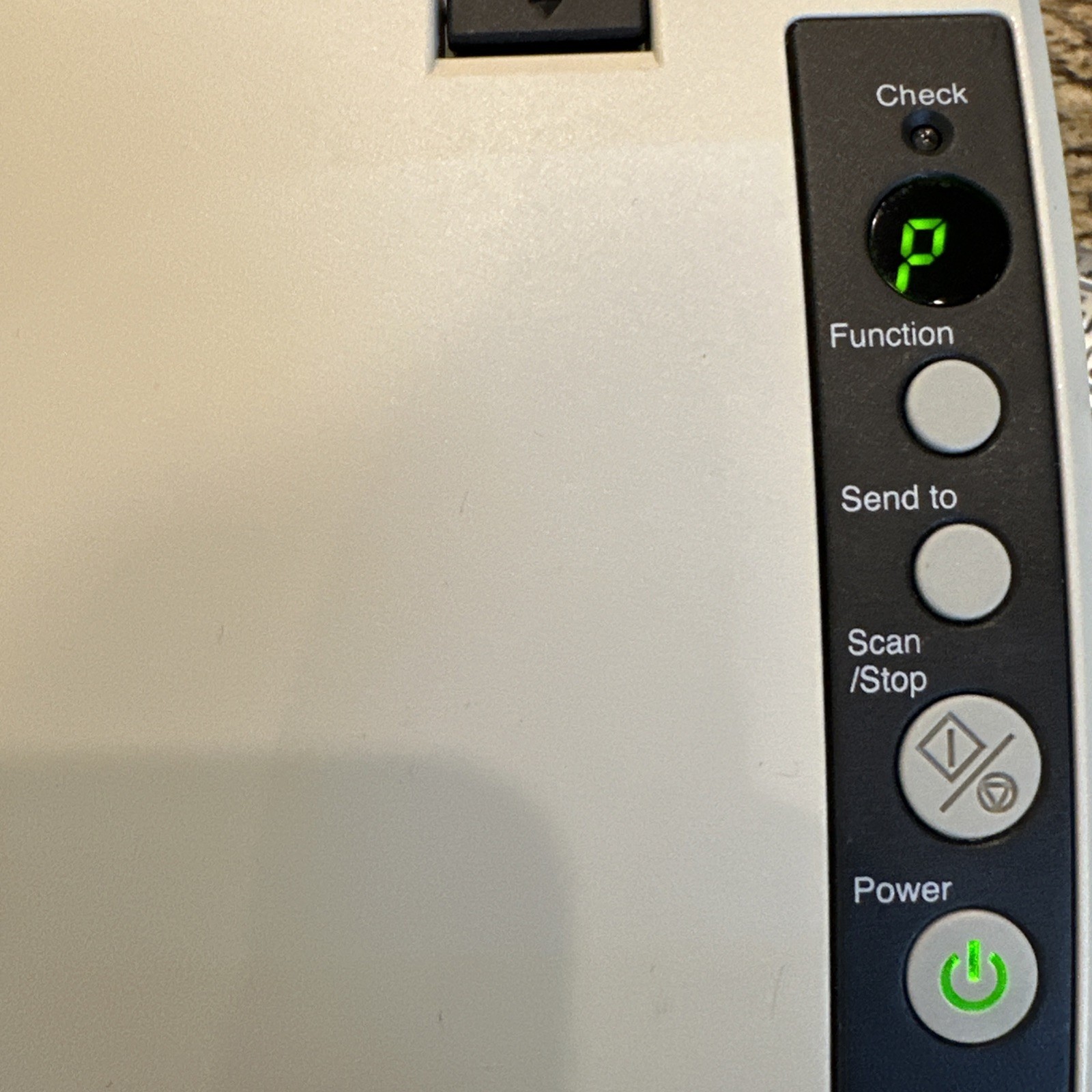 FUJITSU fi-6110 Document Scanner With Power Adapter Tested