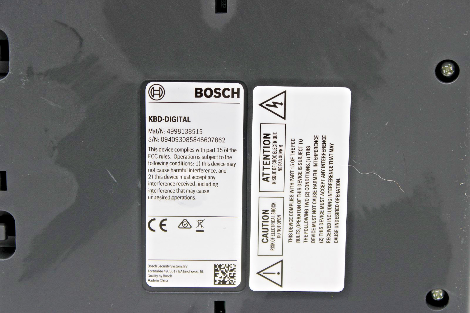 Bosch KBD-Digital *PARTS ONLY* *UNTESTED*