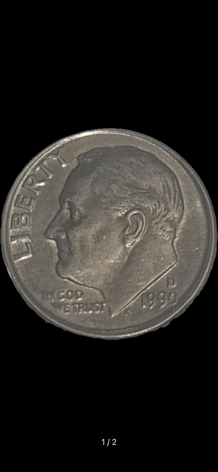 1990 d mint error missing letters and DDR in good condition