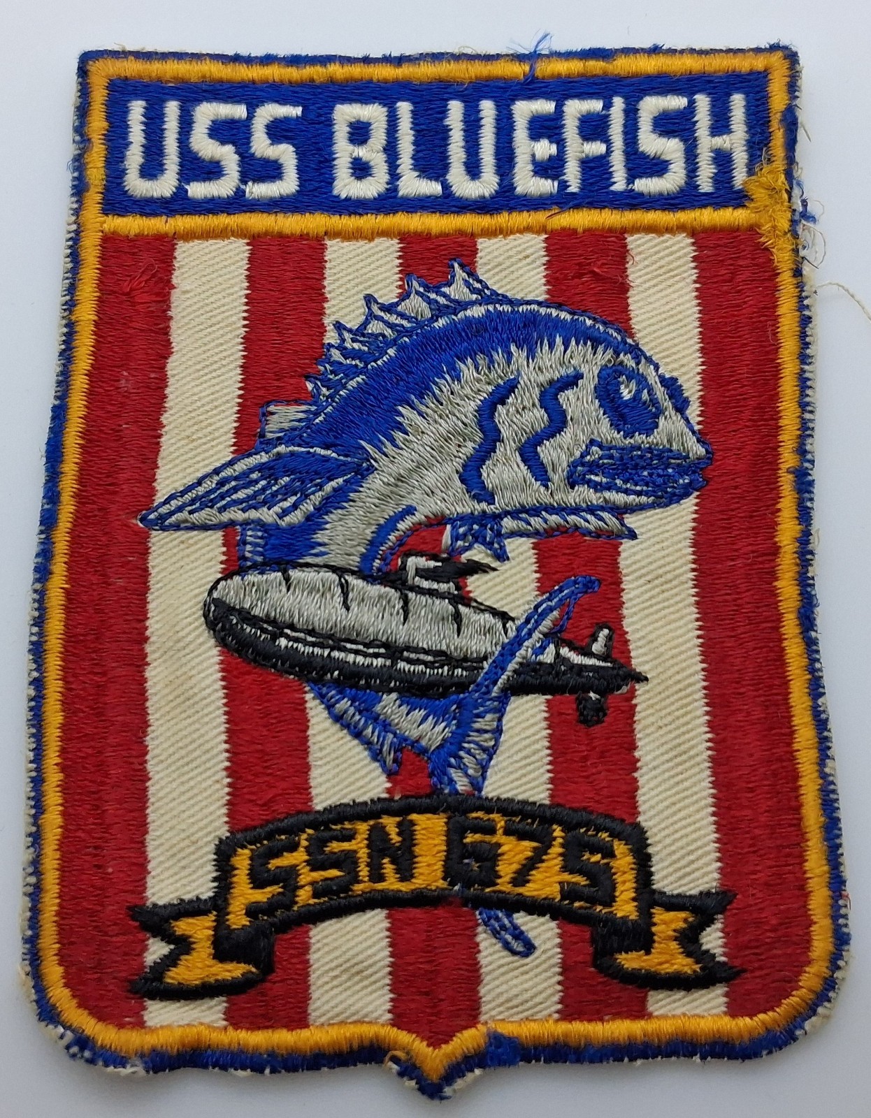 USS Bluefish SSN-675 Patch