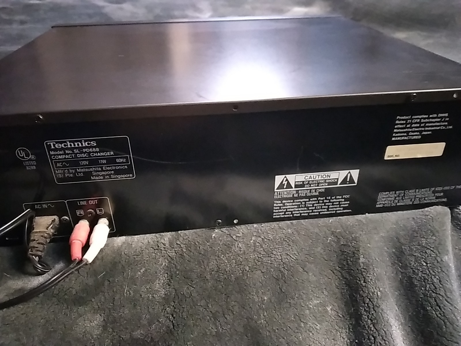 Technics #SL-PD688 5 Disc CD Player