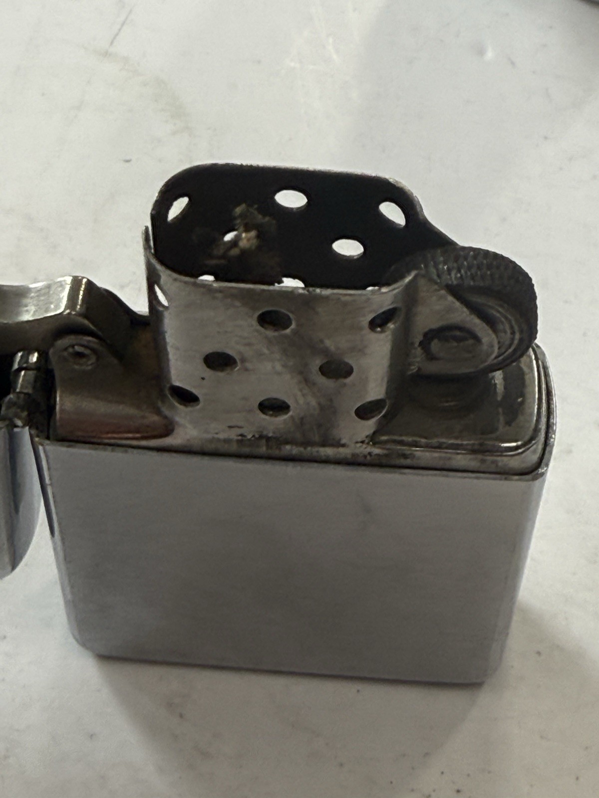 ZIPPO 1982 BRUSHED CHROME LIGHTER U278