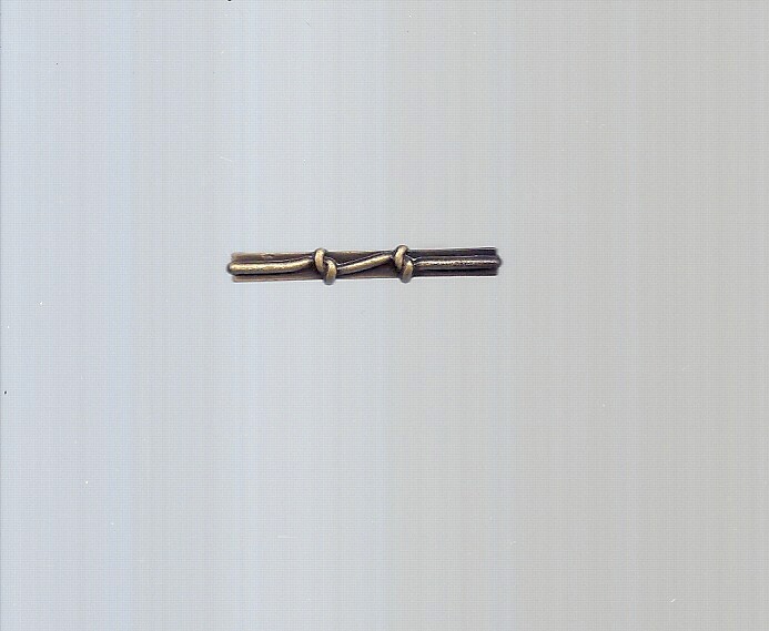 Two Knot bronze device for Army Good Conduct medal   USA Made