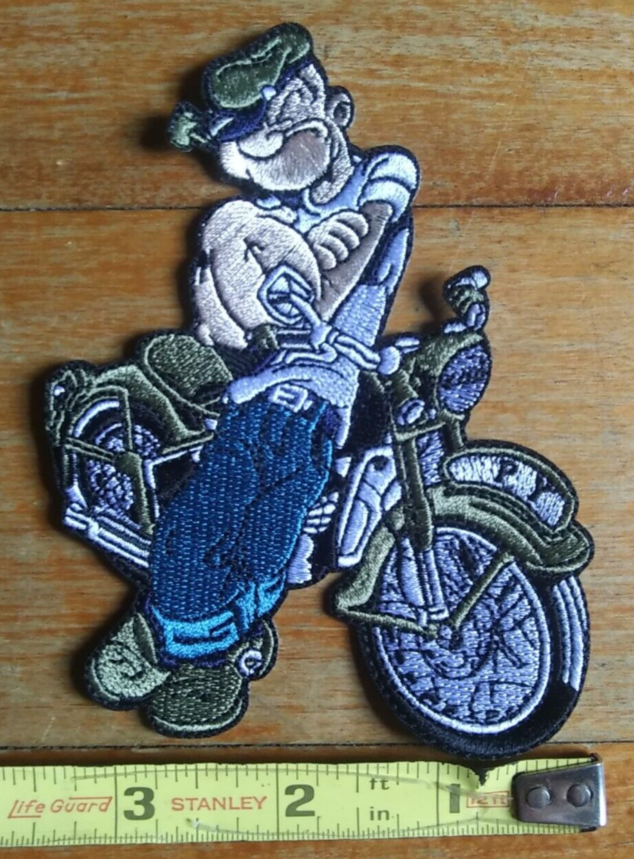 Sailor Man HD Motorcycle Panhead Knucklehead Iron On Vest Jacket Biker Patch