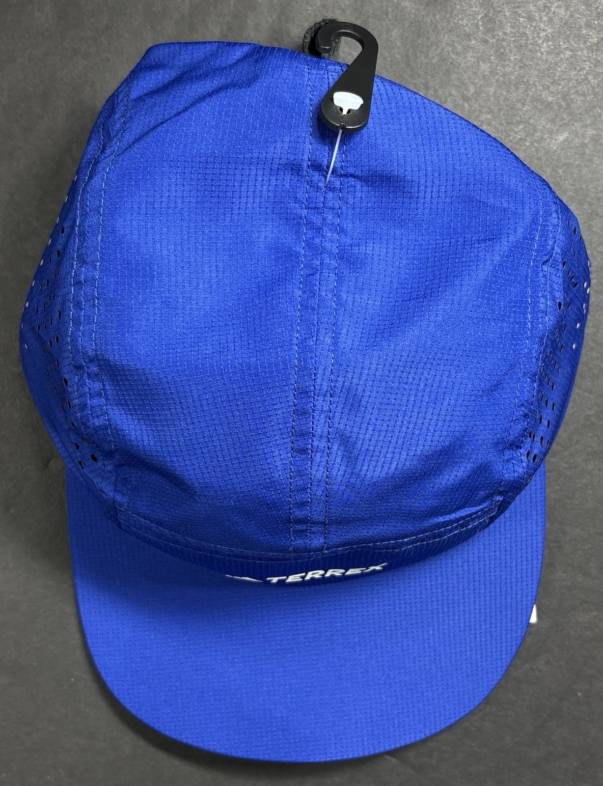 Adidas Terrex Climacool 5 Panel Strapback Hat Cap Sol Solid Blue OSFA NWT JD3413