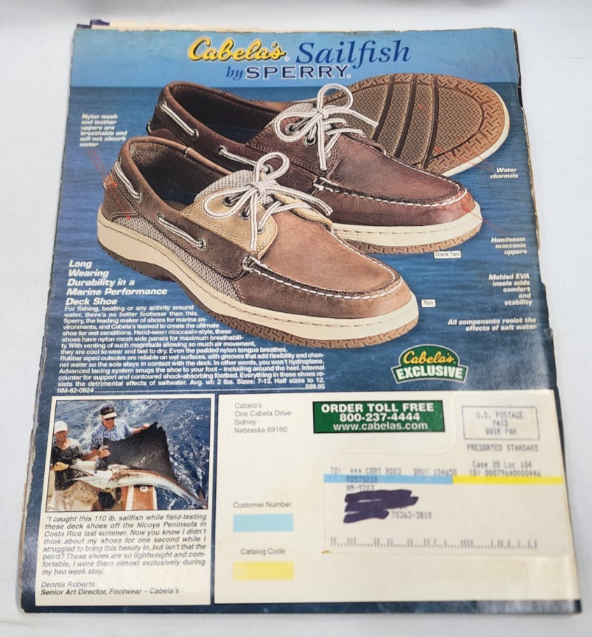 Cabela's 2001 Saltwater Catalog