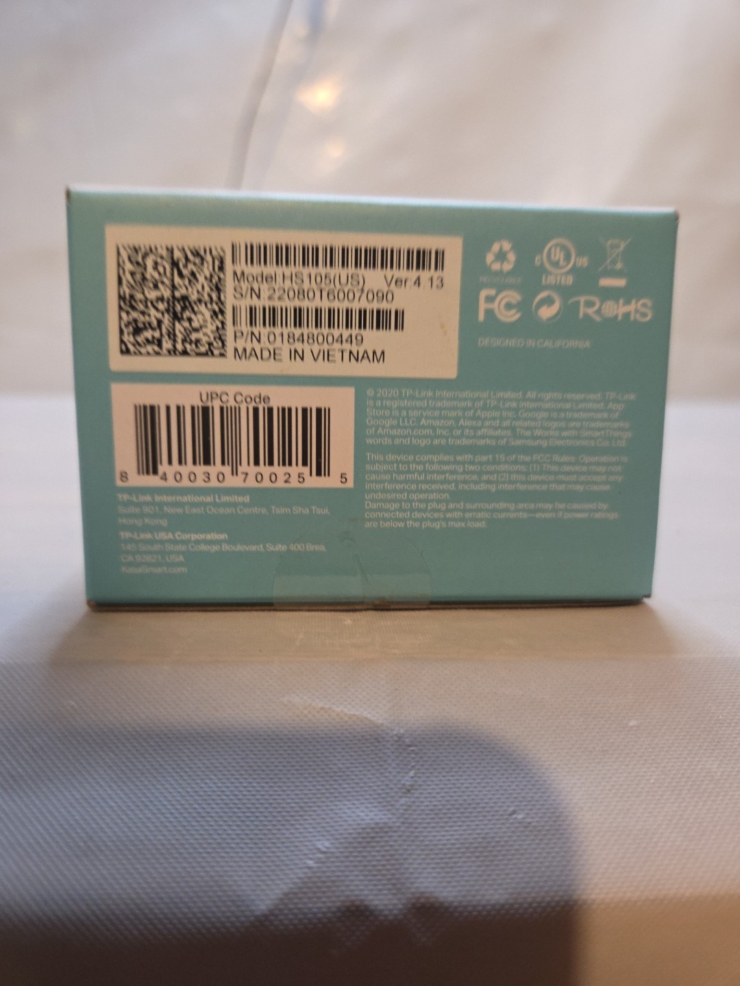 Kasa Smart Wi-Fi Plug Mini